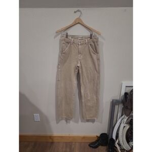 Levi's Dad Jeans Premium Denim Women SZ 26 Utility  Cargo straight work outdoors